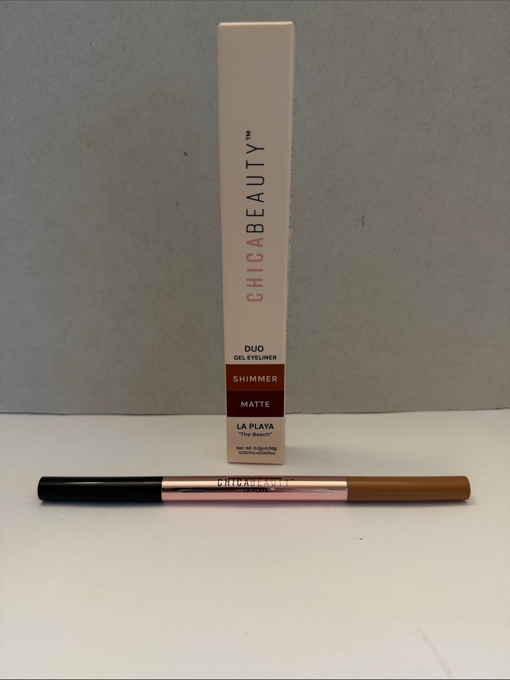 💕5/25💕Chica Beauty Duo Gel Eyeliner Pencil - La Playa (Brown)